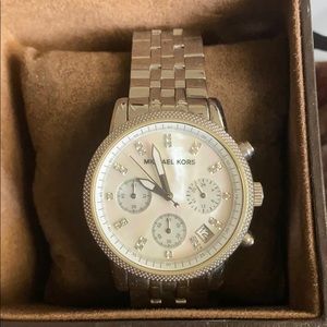 Michael Kors mother of pearl watch